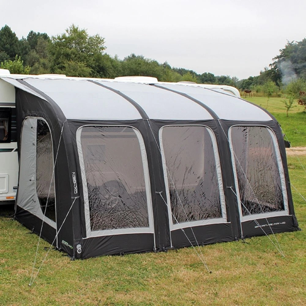 Outdoor Revolution Sportlite Air 400 Inflatable Caravan Awning ORCA1010 + Free Carpet (2024)