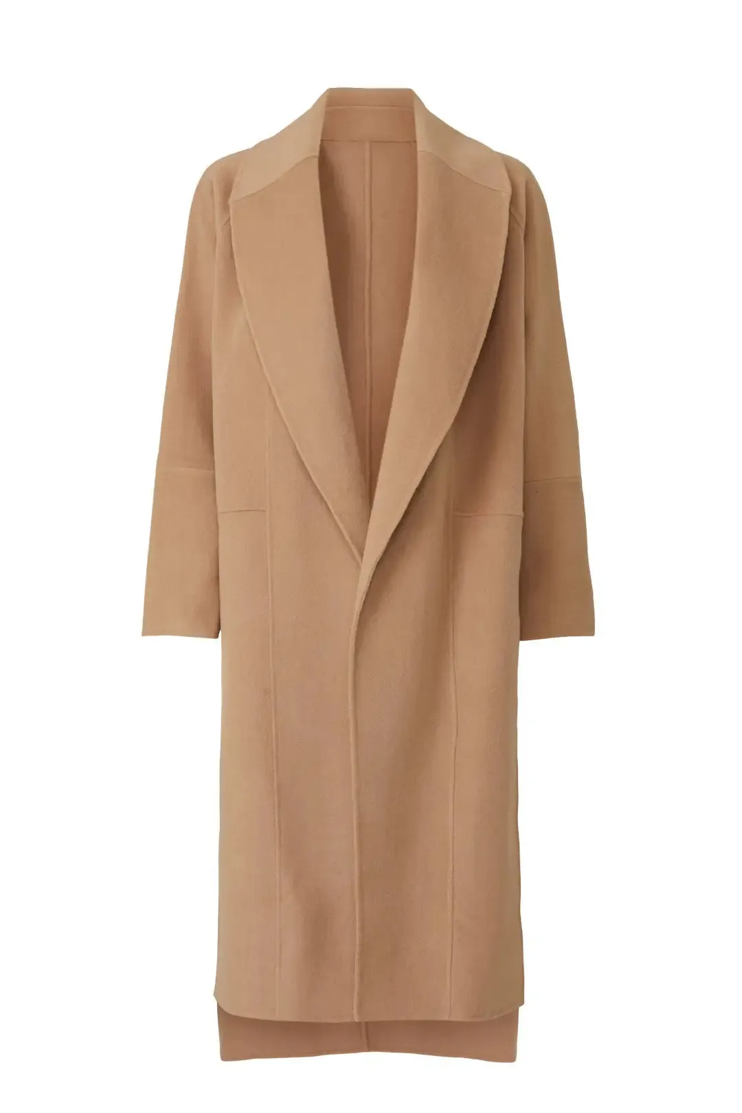 Oversized Shawl Collar Coat