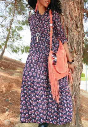 Parker Paisley Layered Maxi Dress