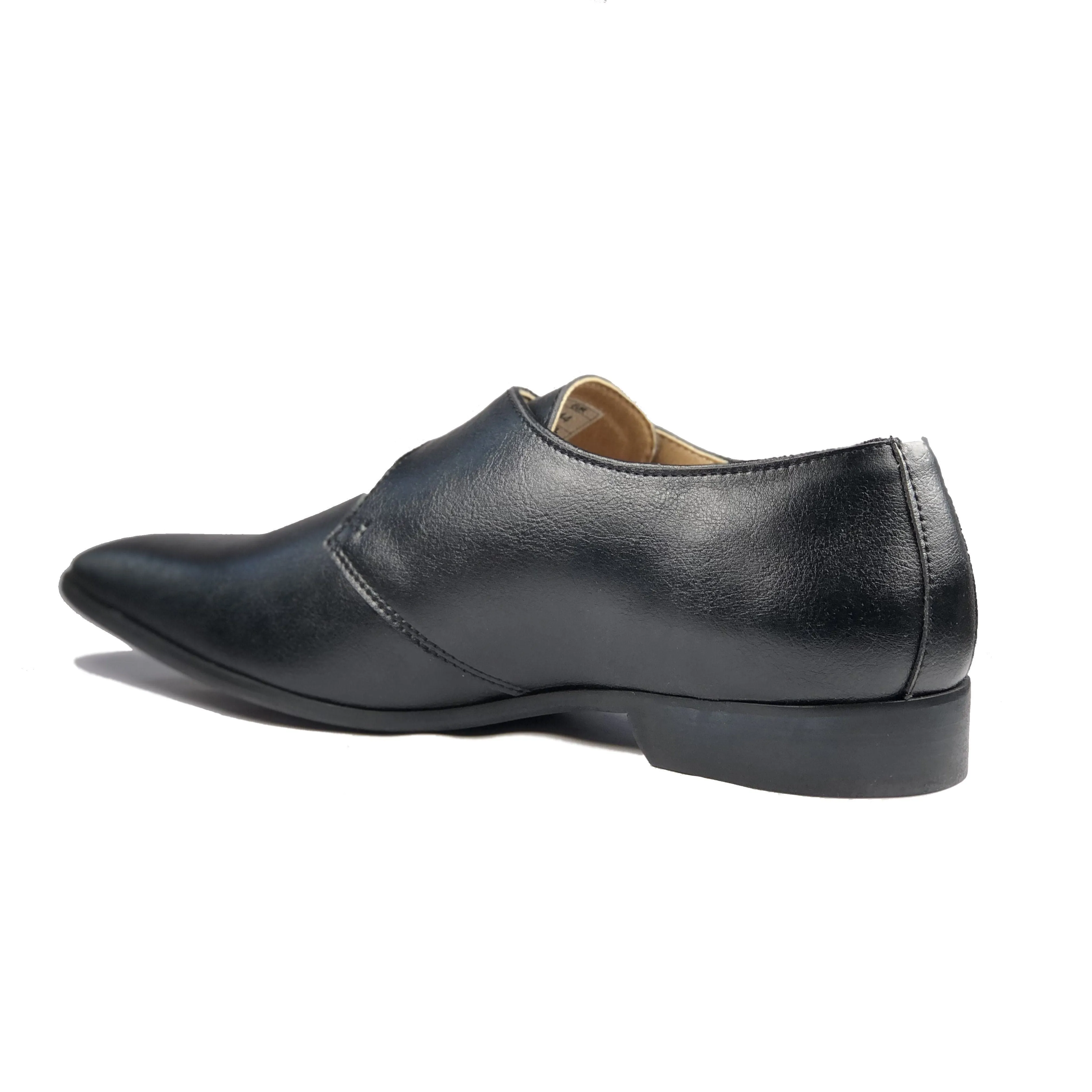 'Pierre 2' Vegan Monk Shoe by Zette Shoes - Black