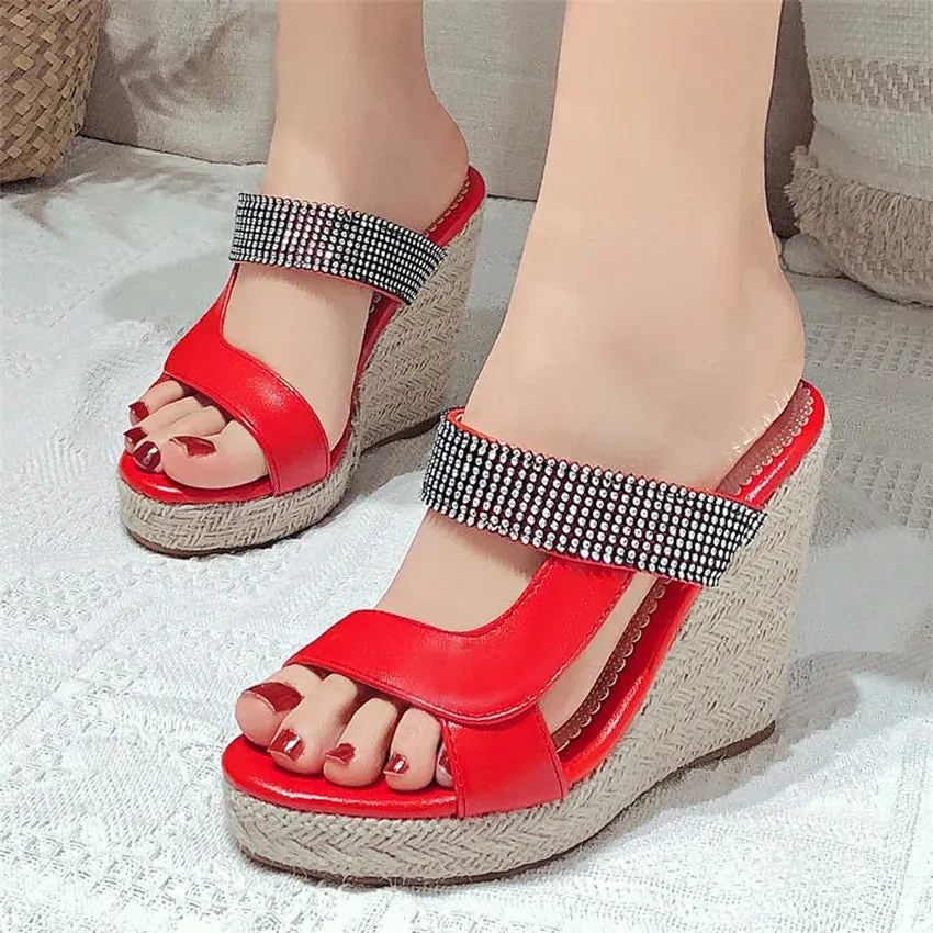 Platform Sandals High Heels Women Shoes Wedges Gladiator Sandals Woman Sandals Plus Size 34 - 40 41 42 43 44 45 46 47 48 49 50