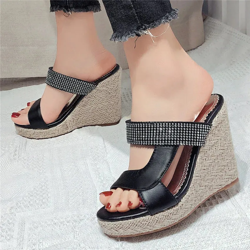 Platform Sandals High Heels Women Shoes Wedges Gladiator Sandals Woman Sandals Plus Size 34 - 40 41 42 43 44 45 46 47 48 49 50