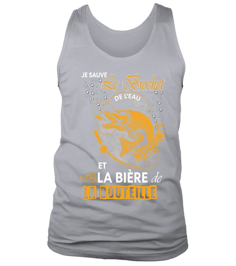 Pêche Du Brochet Au Leurre Souple, Bière, Cadeau Humour Pêcheur, Je Sauve Le Brochet De l'Eau - VEPEBR021