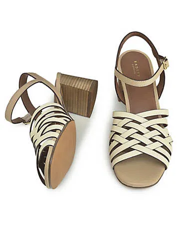 Radley London Birch Crossways Road Weave Block Heeled Sandals | Grattan