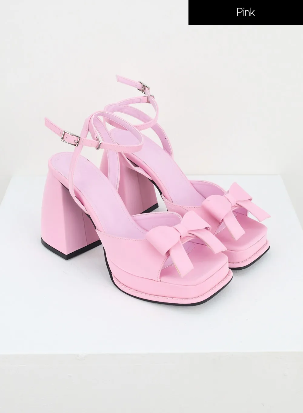 Ribbon Detail Heel Sandals IU322