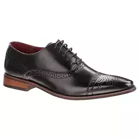 Signature Men's Brogue Cap Toe Dress Shoes