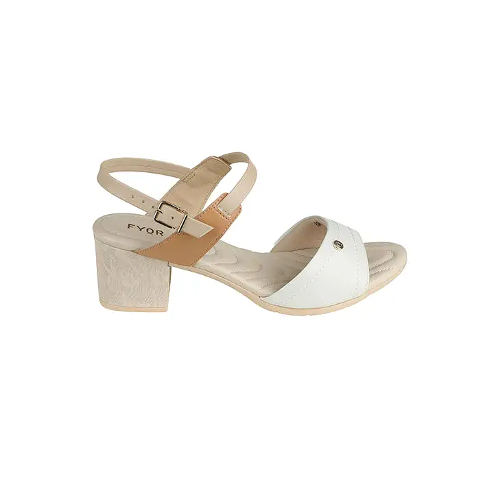 Sling Back Block Heeled Sandal BRM 011