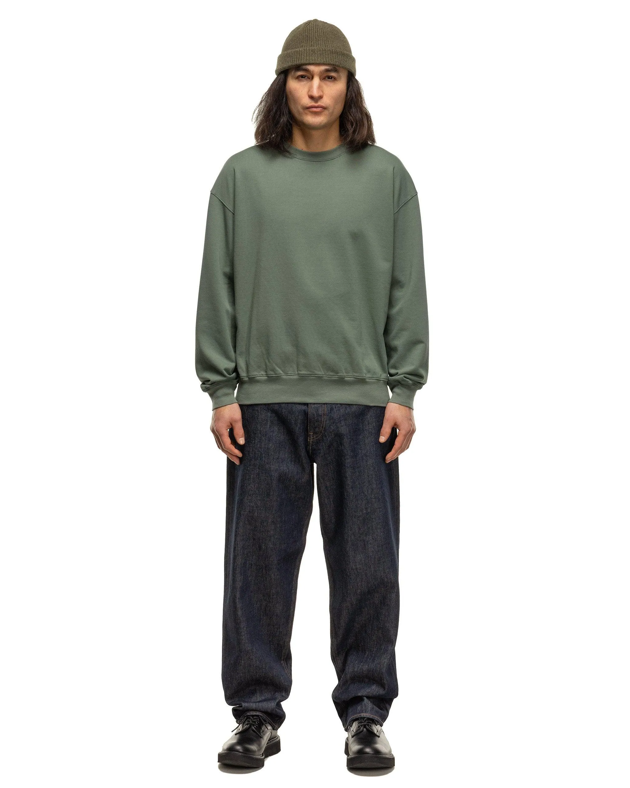 Super High Gauze Sweat P/O Dusty Green