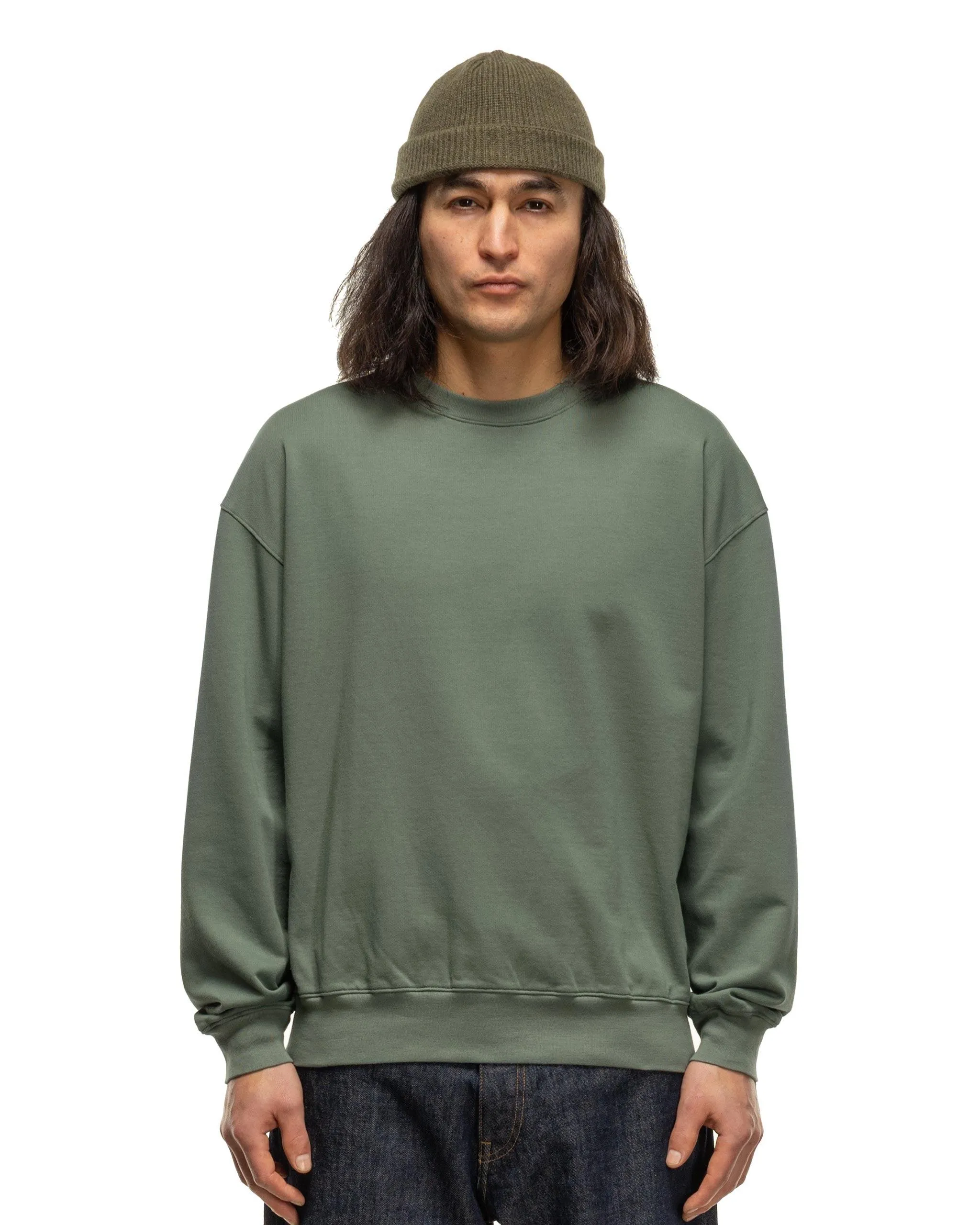 Super High Gauze Sweat P/O Dusty Green