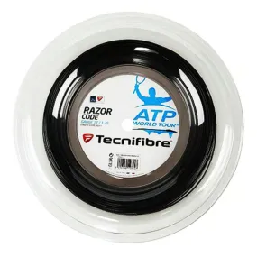 TECNIFIBRE ATP Razorcode 200M Tennis String Reel (Black)