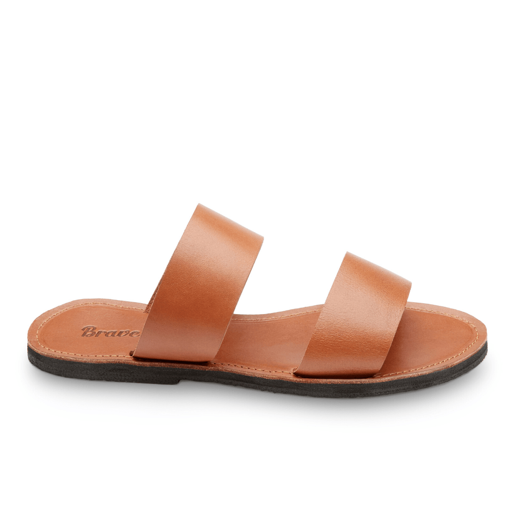 The Ophelia Leather Slide Sandal