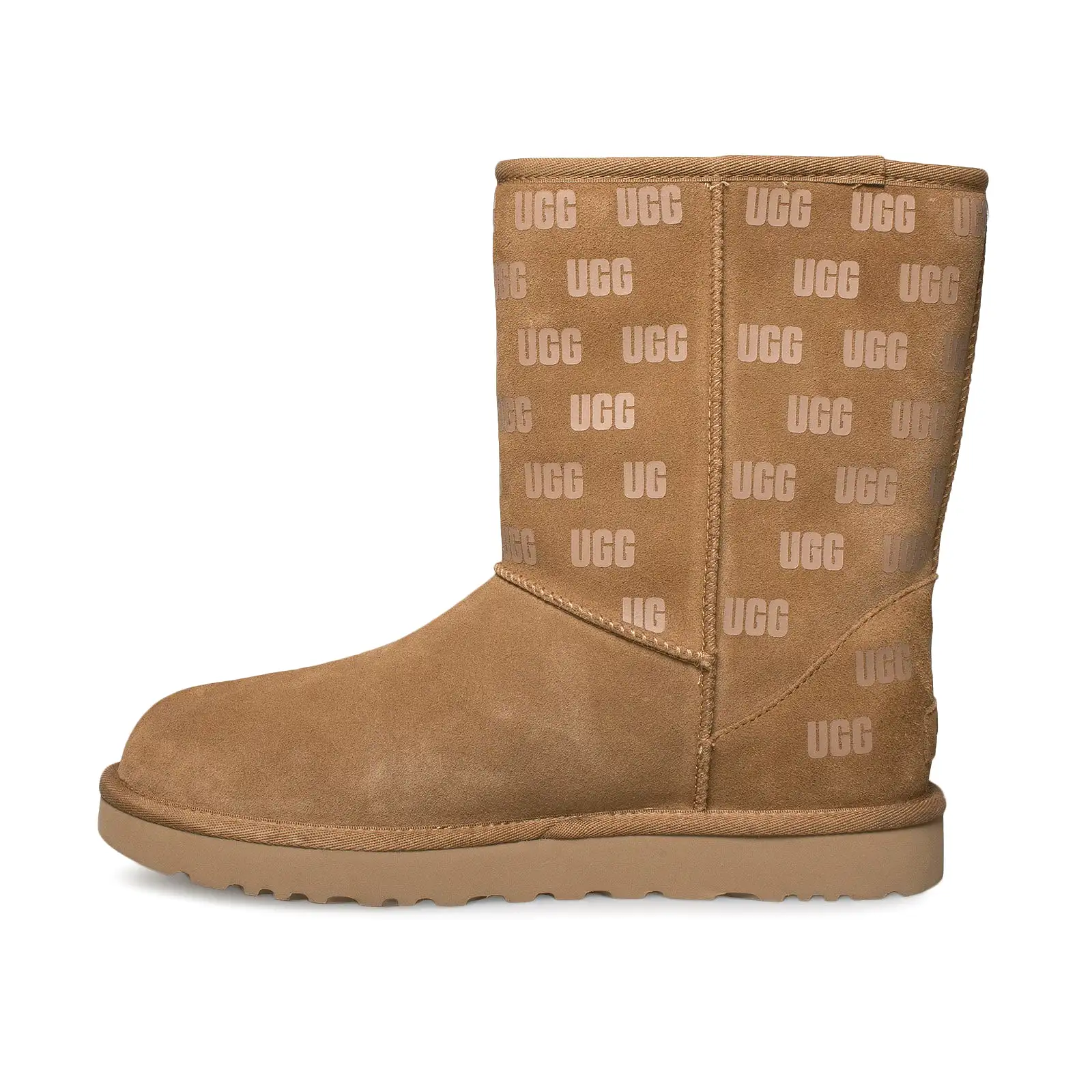 UGG Classic Short II UGG Print Chestnut Boots - Women's