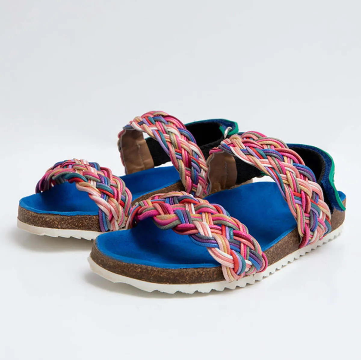 Woman Cucumber Sandals - Blue