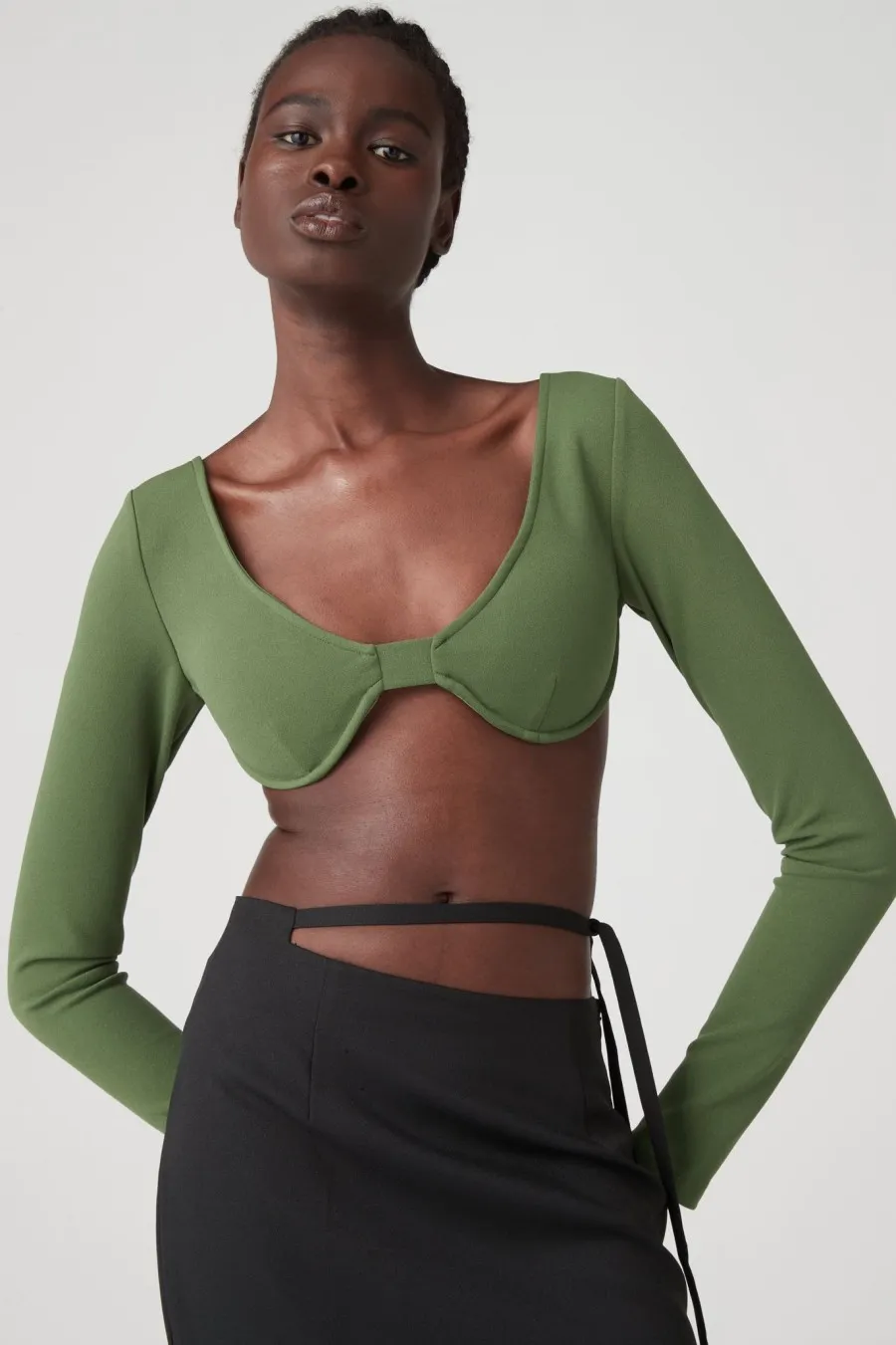 Women Atoir  | 003 Top Moss Green