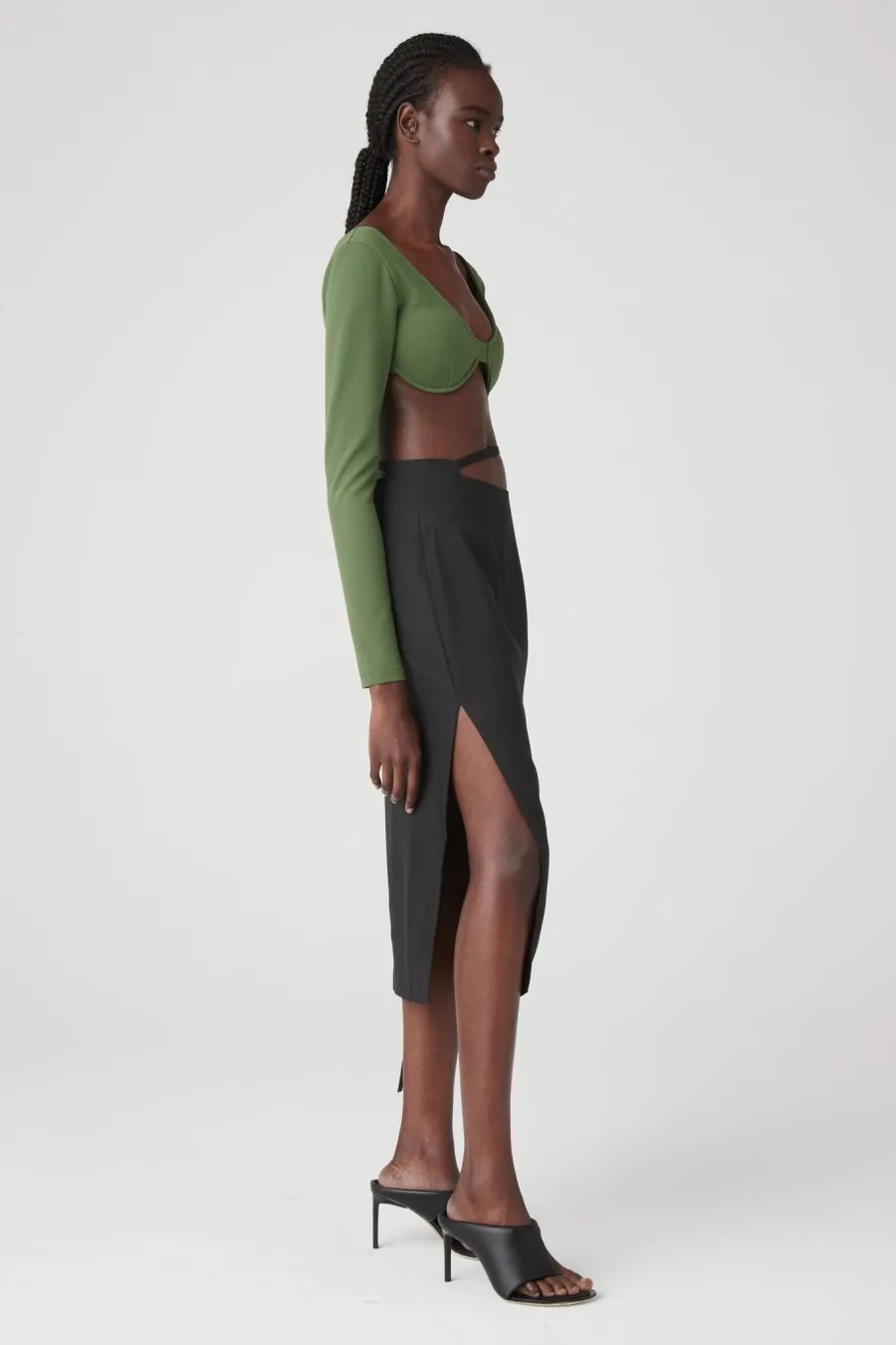 Women Atoir  | 003 Top Moss Green