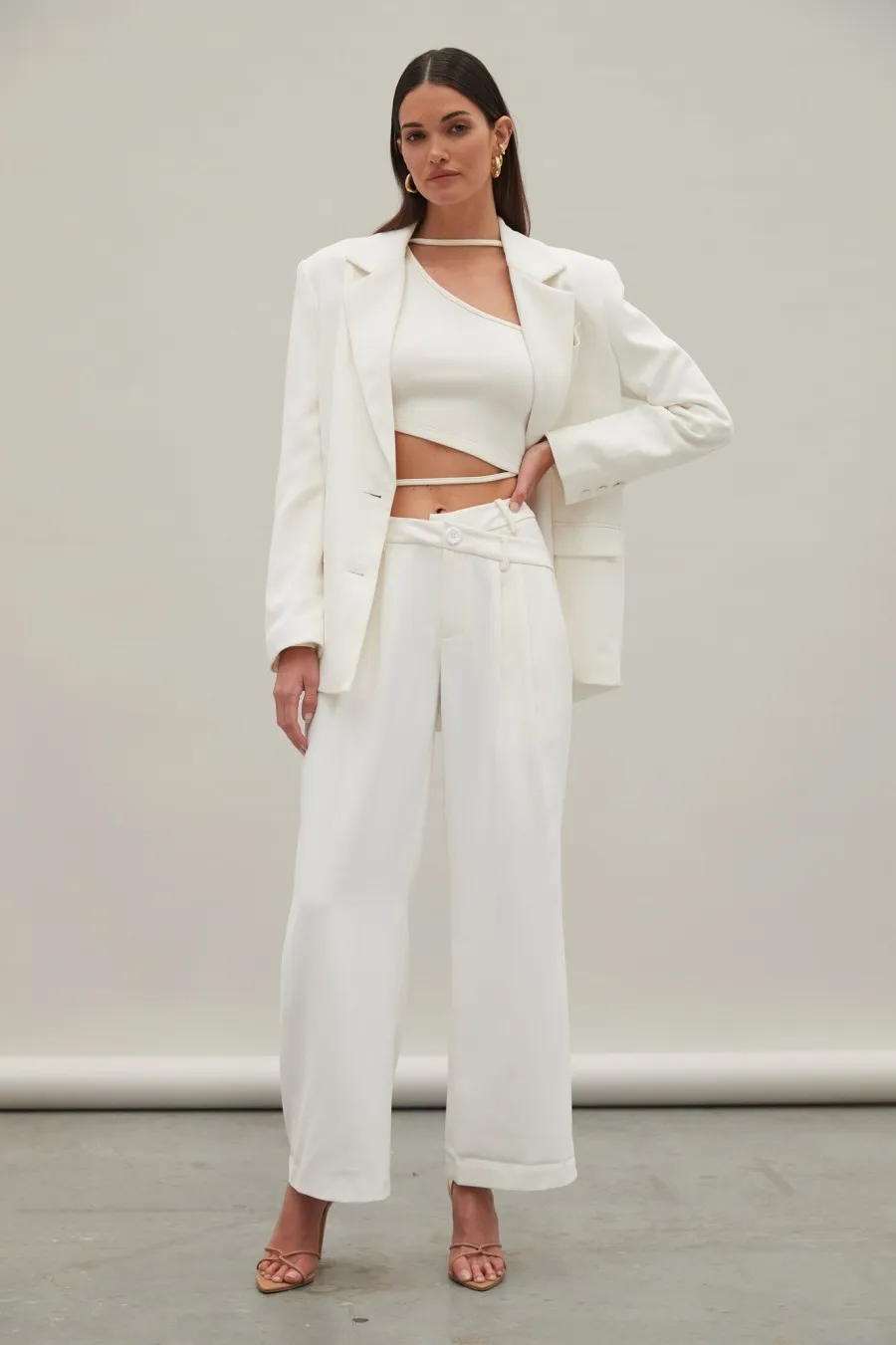 Women Atoir  | Cave Pants White