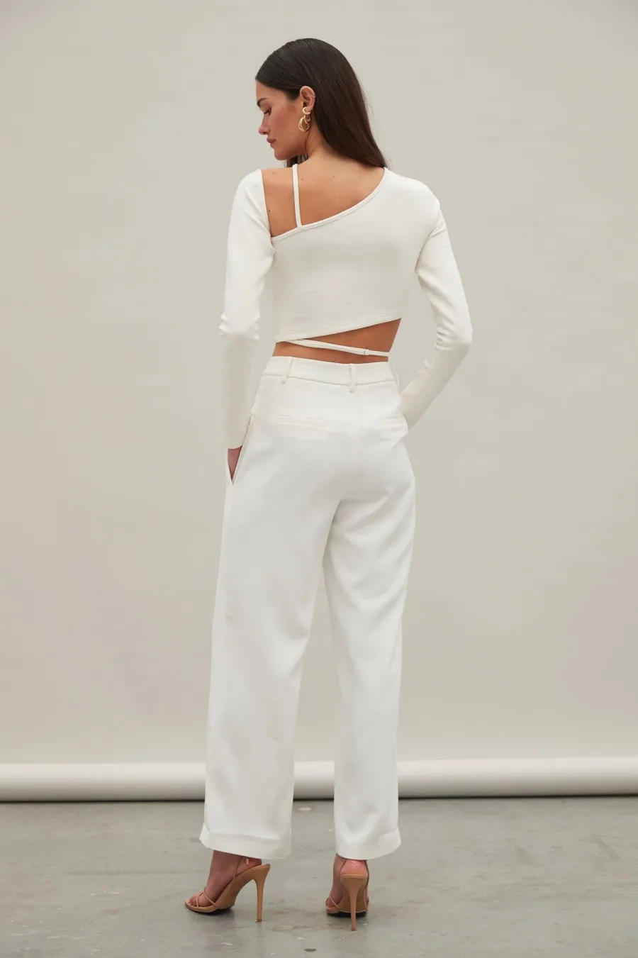 Women Atoir  | Cave Pants White