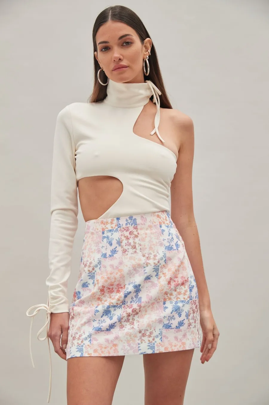 Women Atoir  | Winnie Mini Skirt Romance Patch Print